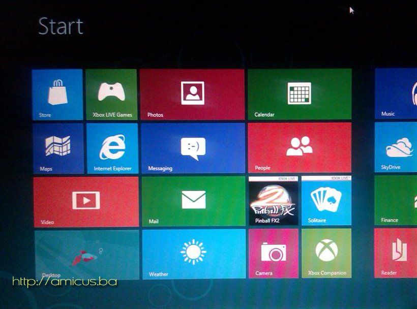 Windows 8 startni ekran