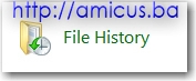 File History opcija